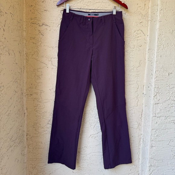 Rohan Roamers Trousers Sz 8S Purple Straight Lightweight Walking Hiking Pants - Picture 1 of 15